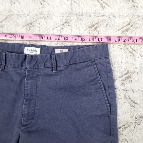 Goodfellow co Pants Mens 38×32 Purple Slim Ceñido Straight Flat front - Picture 4 of 10